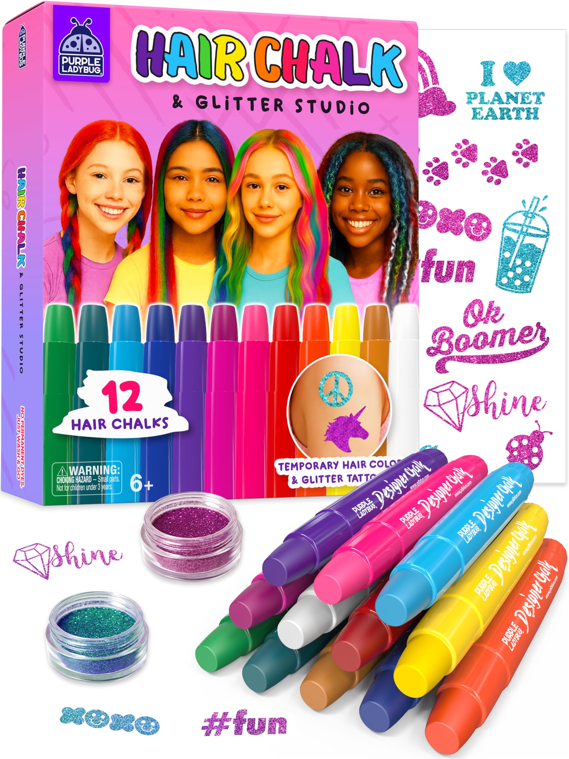 Amazon.com: Birthday Gifts for Girls 6-12 Years Old - Hair Chalk